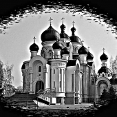 Гравировка храм 